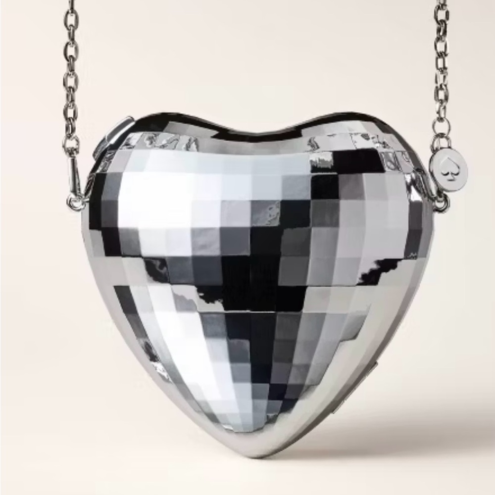 Disco Heart Crossbody Bag NWT